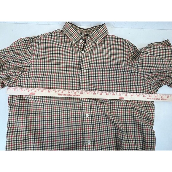 Daniel Cremieux Shirt Mens Large Signature Collection Button‎ Plaid Long Sleeve - Picture 8 of 11